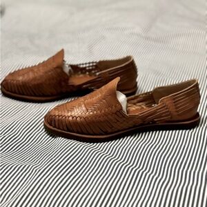 Men's Brown Huarache Loafer Sandals (Cancun)
